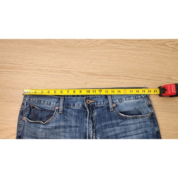 Lucky Brand 221 Jeans Mens 38x34 Straight Blue Denim Relaxed Fit Pants Y2K - Picture 5 of 13